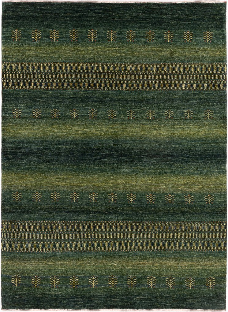 Loribaft Tappeto 230x170 Verde (Iran) Annodato A Mano