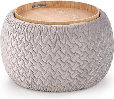 Sgabello imbottito Bono Grigio