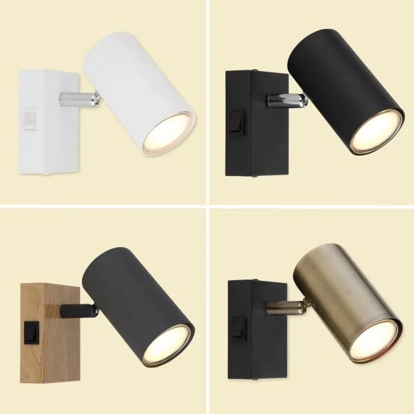 Globo 57911-1GO - Faretto da parete ROBBY 1xGU10/25W/230V oro