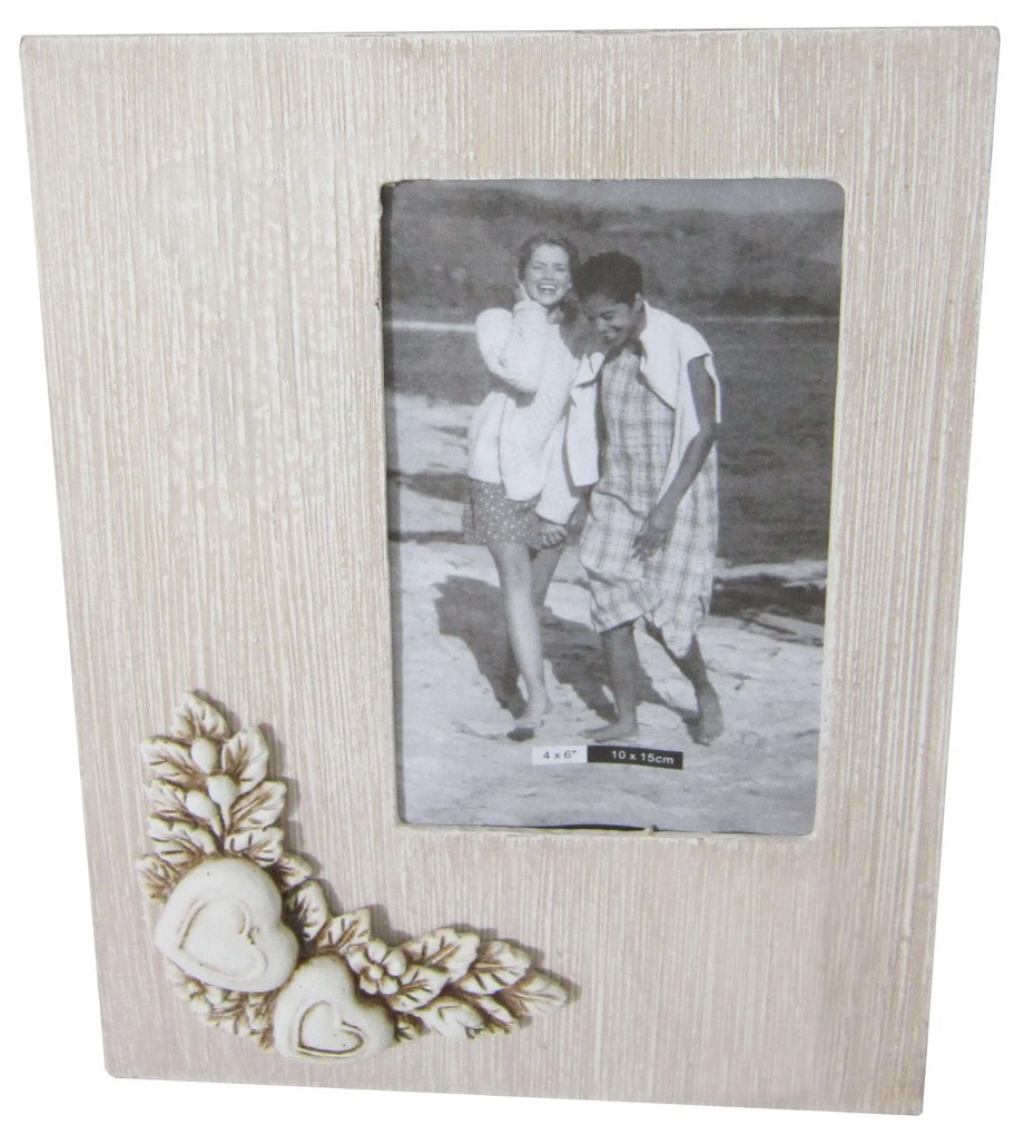 portafoto shabby chic cm 18 x 2,5 x 23 h