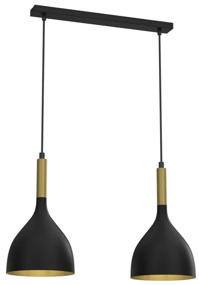 Lampadario a sospensione con filo NOAK WOOD 2xE27/60W/230V