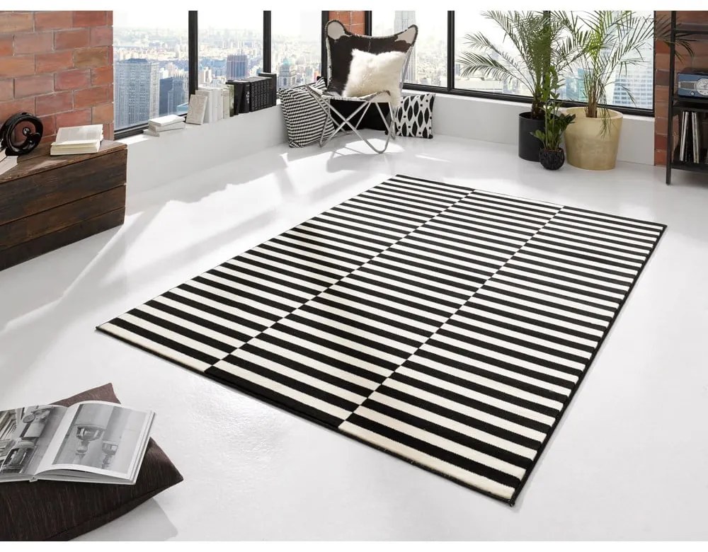 Tappeto nero/color crema 80x200 cm Gloria – Hanse Home