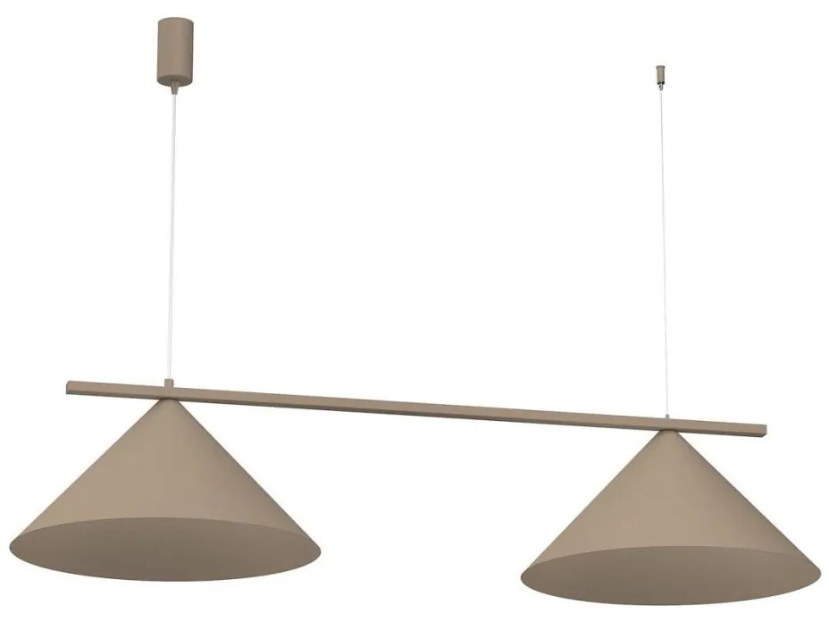 Lampadario a cavo CAPITAL 2xGX53/15W/230V taupe