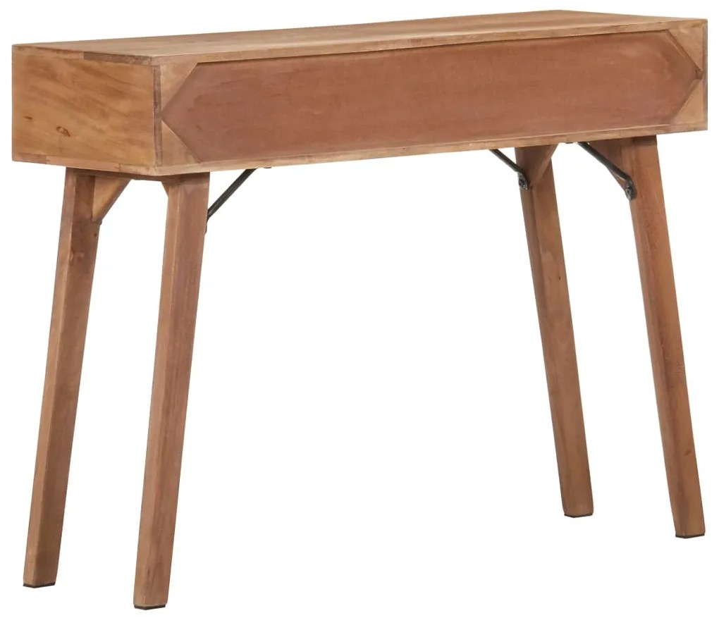 Tavolo consolle 100x35x76 cm in legno massello di mango