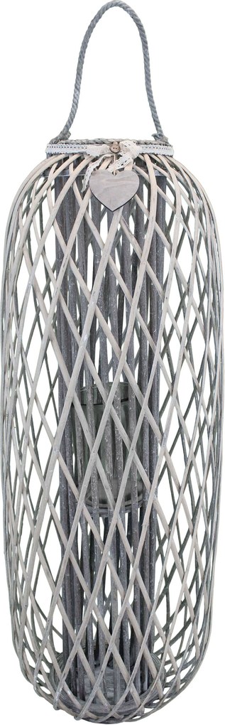 GENEVIEVE - lanterna in vimini tondo 22 x 115 cm