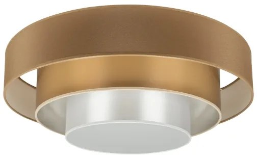 Duolla - Plafoniera LED LUNETA LED/26W/230V diametro 60 cm 4000K marrone/oro