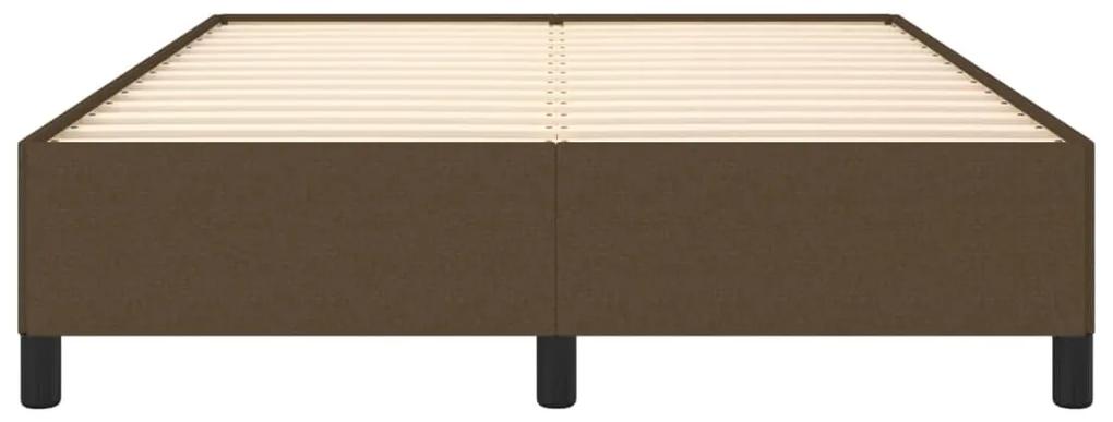 Giroletto marrone scuro 140x190 cm in tessuto