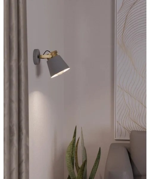 Eglo 43835 - Faretto da parete TWICKEN 1xE27/28W/230V