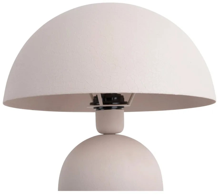 Lampada da tavolo color crema (altezza 43 cm) Boaz - Leitmotiv