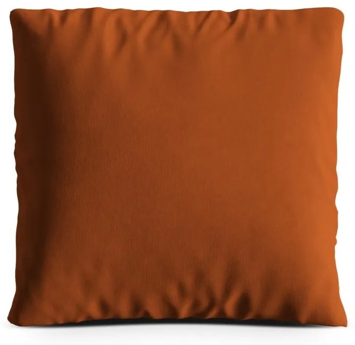 Cuscino per divano color terracotta con rivestimento in velluto Kemi – Cosmopolitan Design