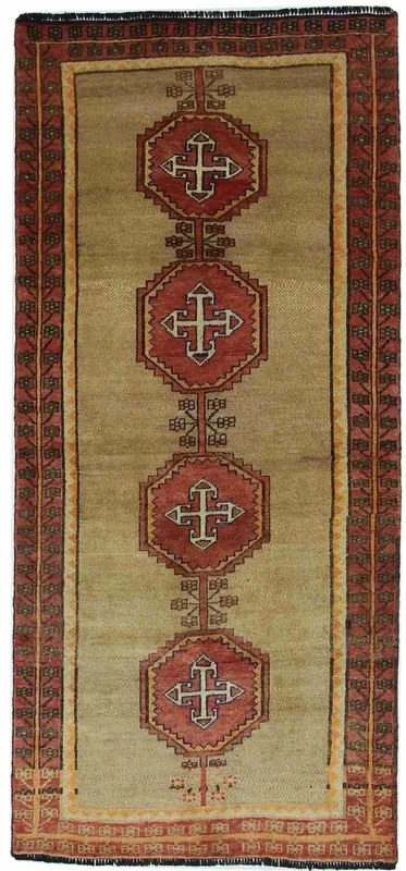 Gashghai Tappeto 120 x 250 Marrone (Iran) Annodato A Mano