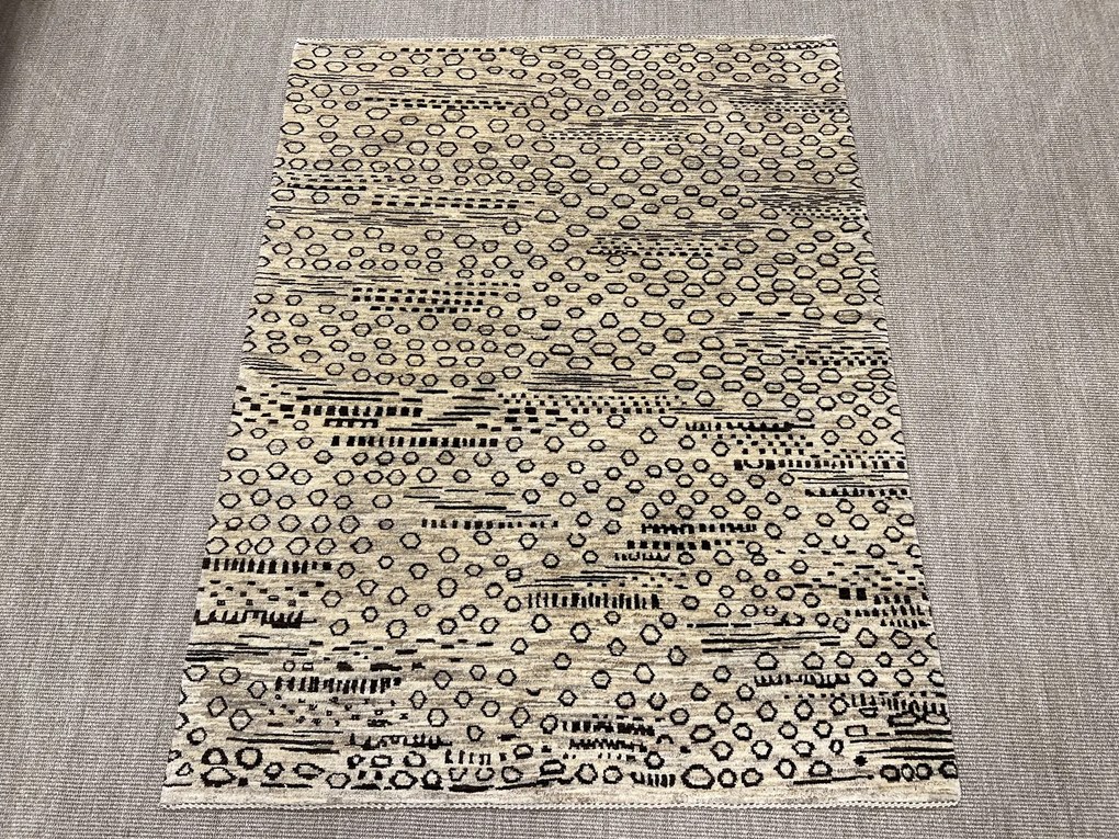 Loribaft Tappeto 150x190 Beige (Iran) Annodato A Mano