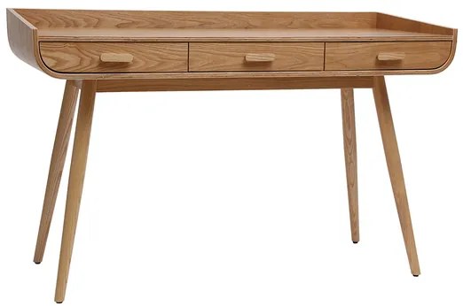 Scrivania scandinava legno chiaro HALLEN