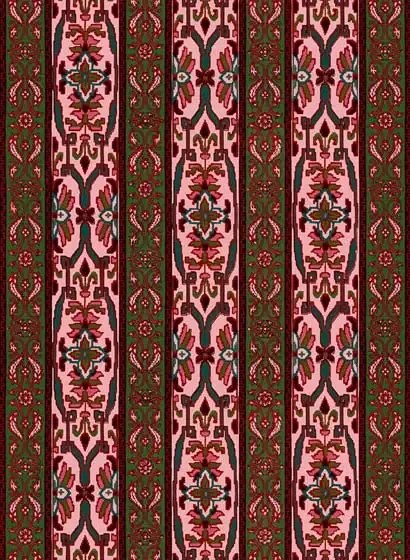 House of Hackney Carta da parati Mamounia - Amaranth/ Juniper