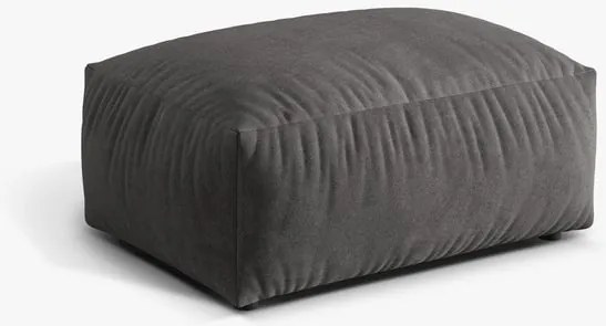 Pouf Martina Vogue in velluto - L95 cm