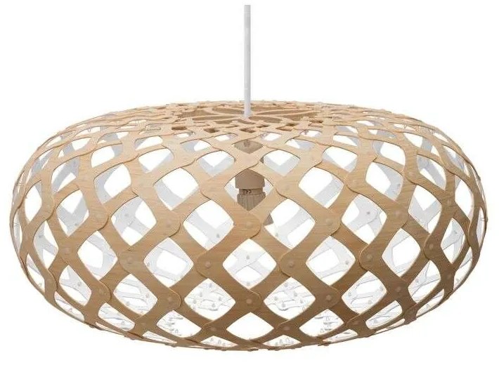 David Trubridge - Kina Lampada a Sospensione Ø60 Bianco 1 Lato David Trubridge