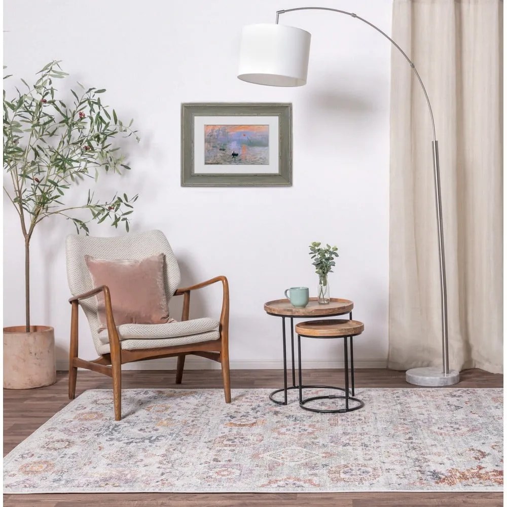 Tappeto beige 290x200 cm Flores - Asiatic Carpets