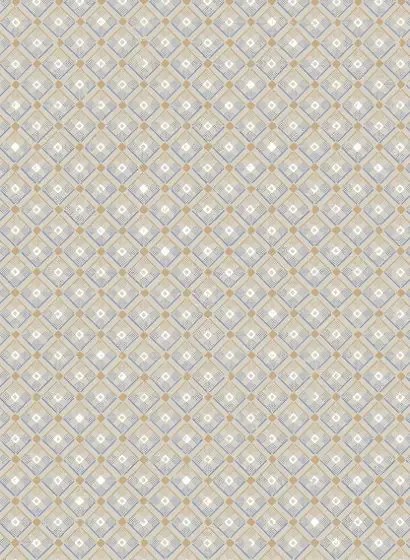 Geometrische Tapete Geo von Isidore Leroy - Caramel