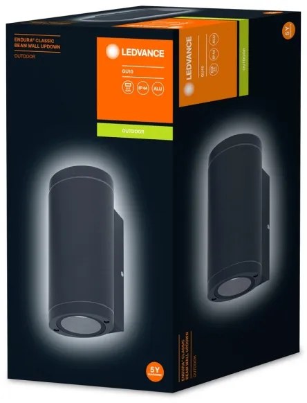 Ledvance - Applique da esterno BEAM 2xGU10/35W/230V IP44