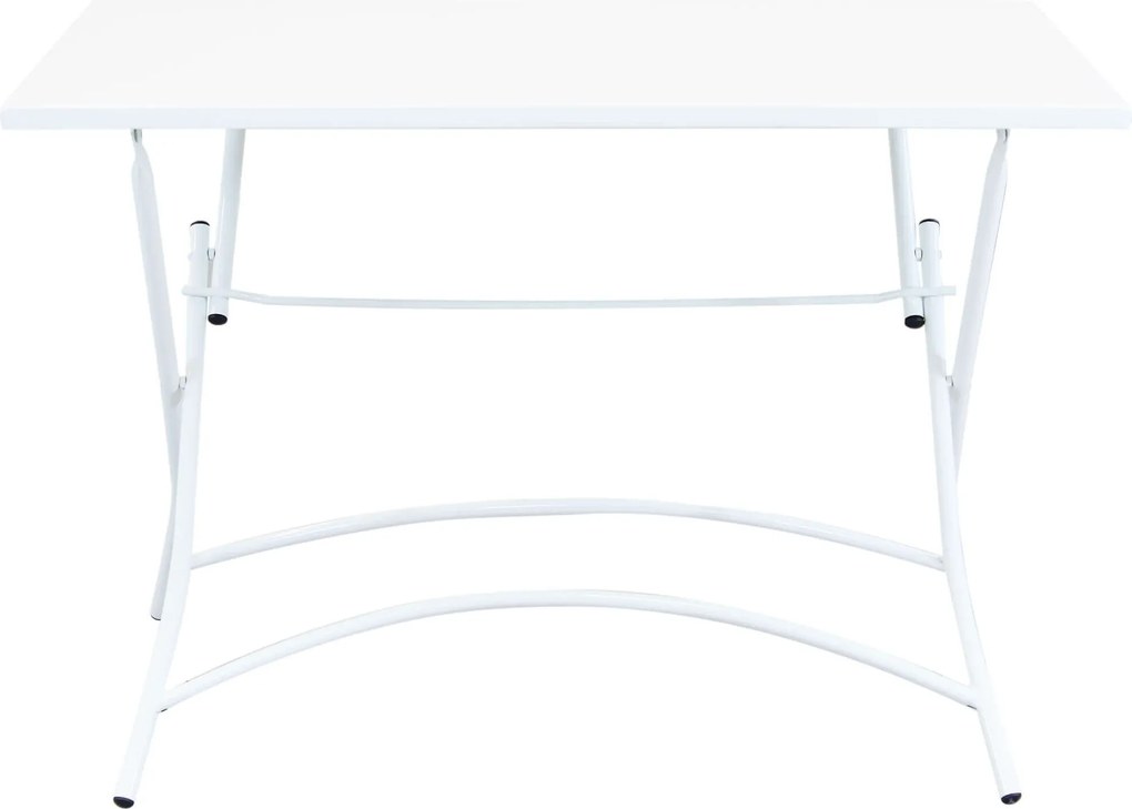 ROMANUS - tavolo in acciaio pieghevole da esterno