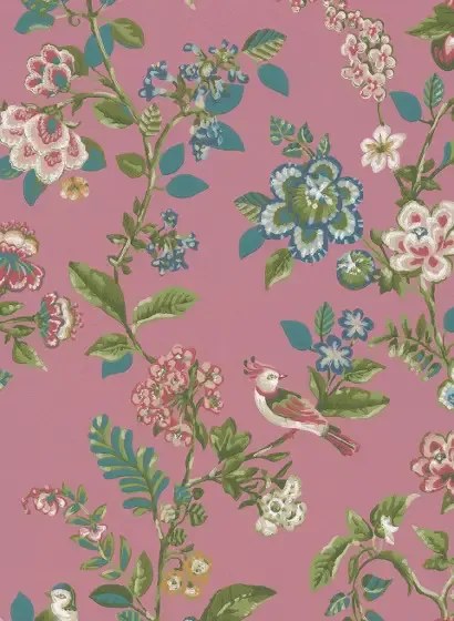 Vogel Tapete Botanical Print von Eijffinger - 375064