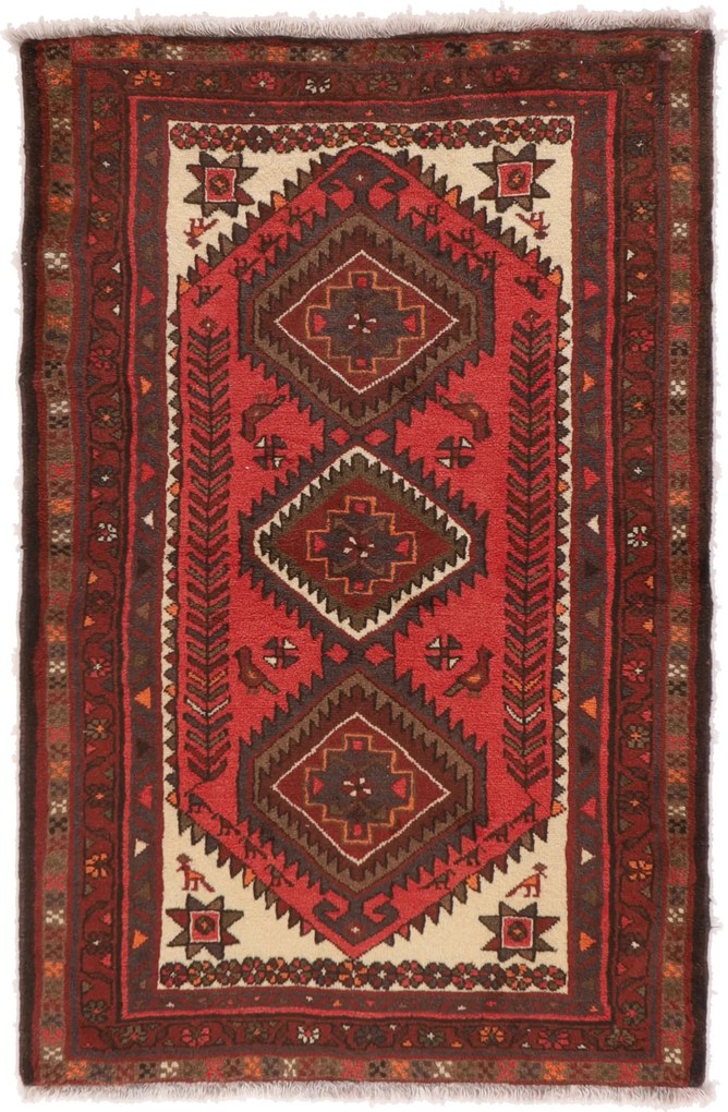 Hamedan Tappeto persiano 100x150 (Iran) Annodato A Mano