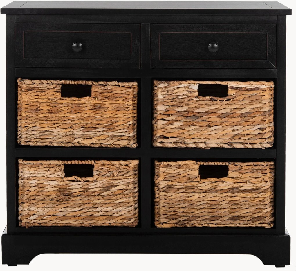 Cassettiera in legno di pino Herman