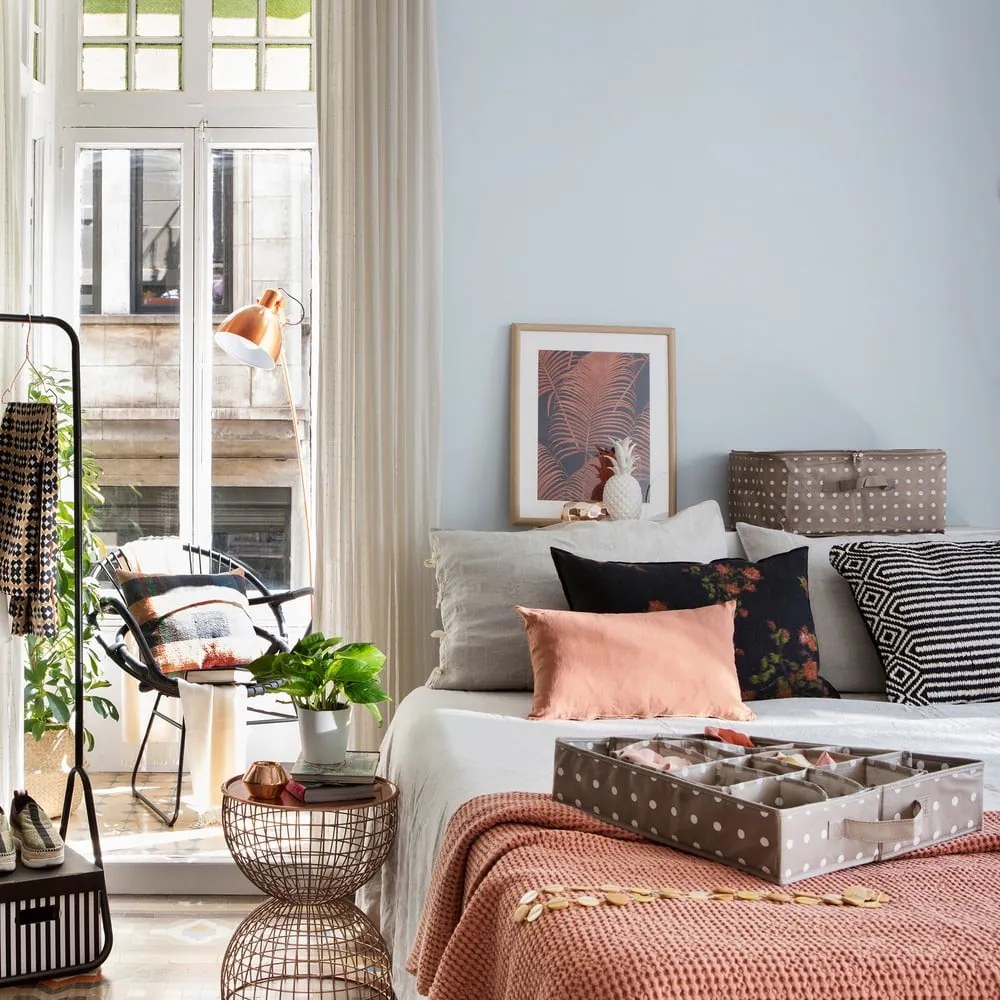 Organizzatore per cassetti beige con 16 scomparti Dots Rivoli - Compactor