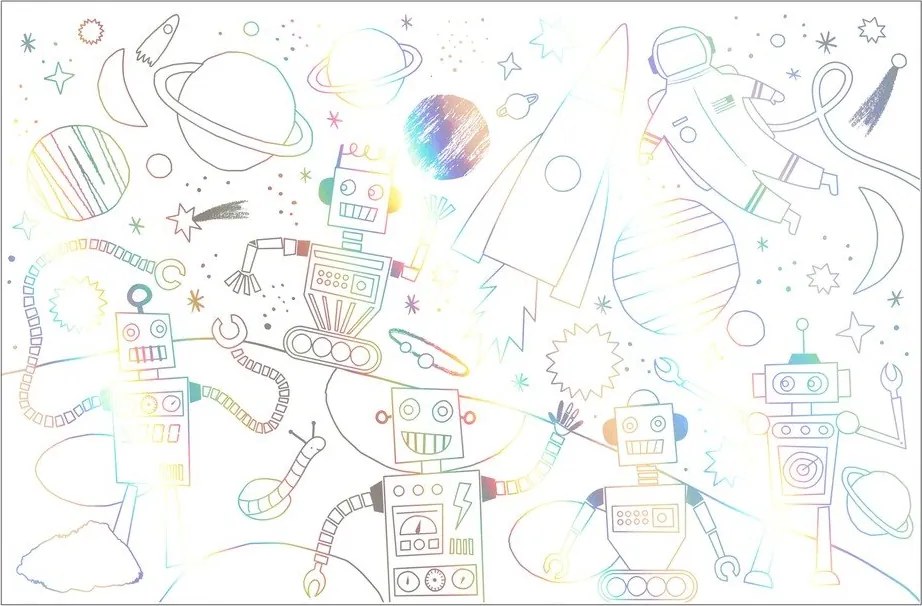 Pagine da colorare Space - Meri Meri