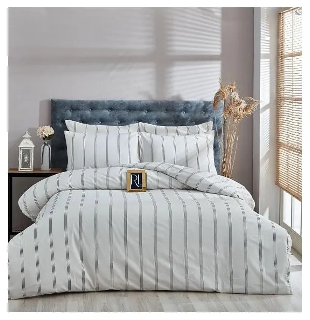 Biancheria da letto matrimoniale in cotone crema 200x220 cm - Mila Home