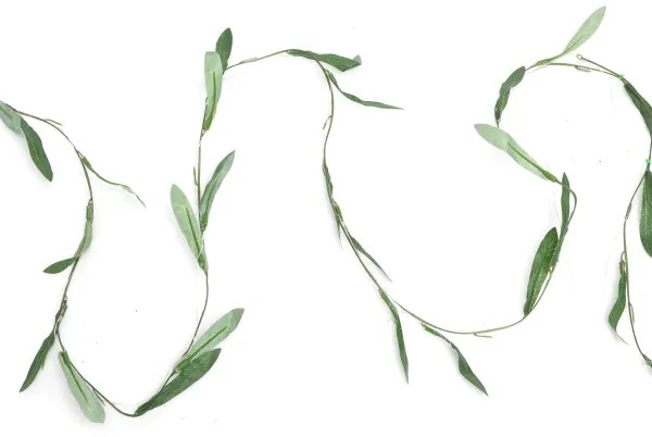 Aigostar - Catena LED solare 50xLED/7m IP65 bianco caldo oliva