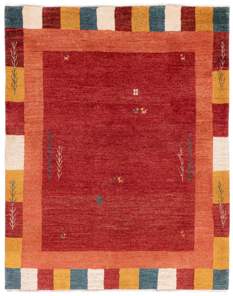 Gabbeh Tappeto persiano 170 x 220 Blu (Iran) Annodato A Mano
