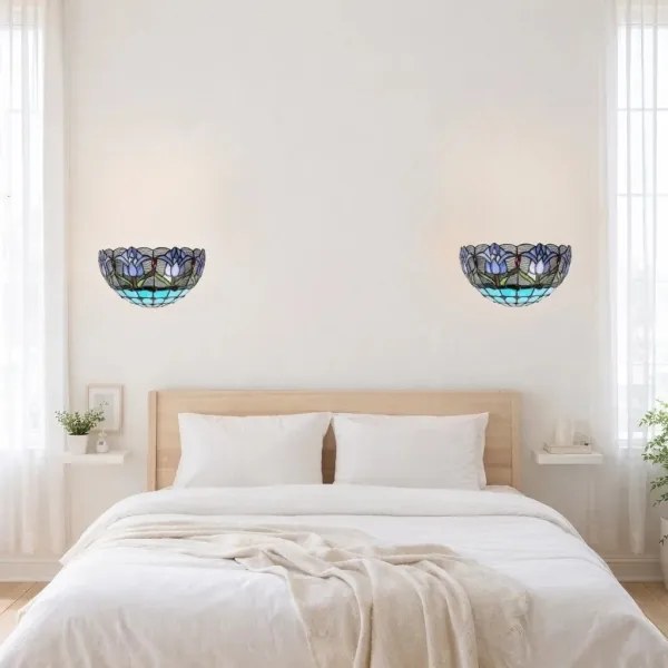 Brilagi - Lampada da parete in stile Tiffany LORAS 1xE14/40W/230V