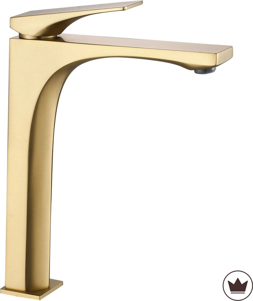 Rubinetto da lavabo Rea Joe Brush Gold High