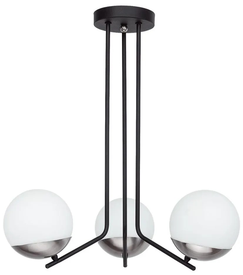 Jupiter 1723 - Lampadario a sospensione con supporto rigido SANTA 3xE14/40W/230V cromo