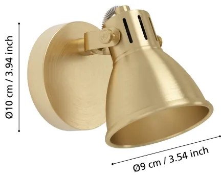 Eglo 900169 - Luce Spot da parete a LED SERAS 1xGU10/3W/230V