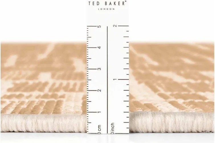 Tappeto da interno/esterno rotondo color crema/di colore naturale ø 200 cm Haringey Crouch – Ted Baker