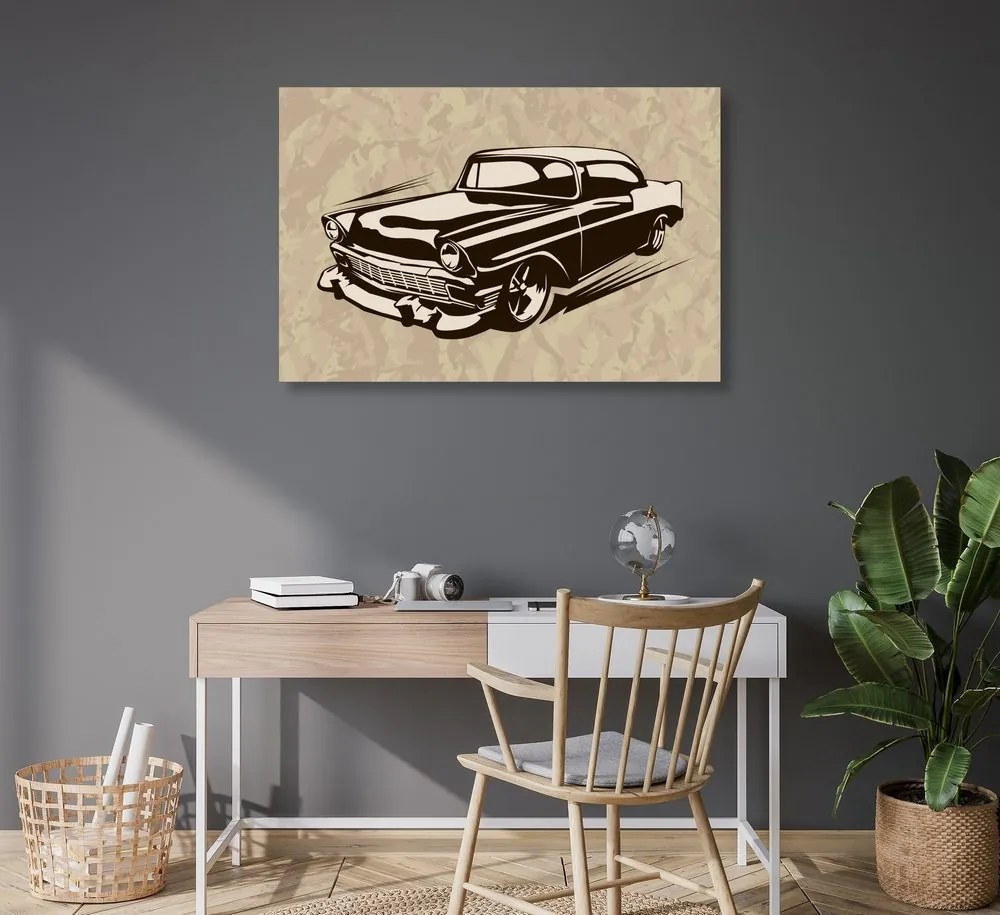 Quadro su tela – Auto d'epoca retrò