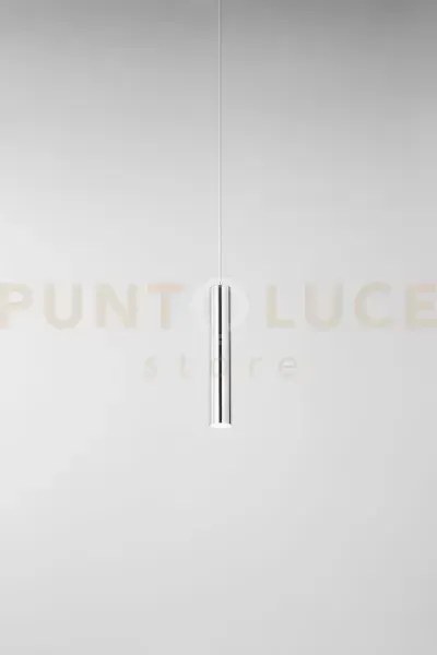 Shot sospensione cromo lucido rosone non incluso 1 luce attacco gu1...