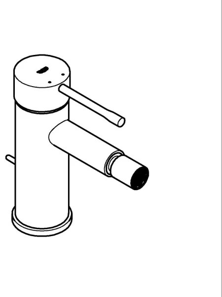 GROHE 32935001 - Miscelatore per bidet ESSENCE DN 15 cromo lucido