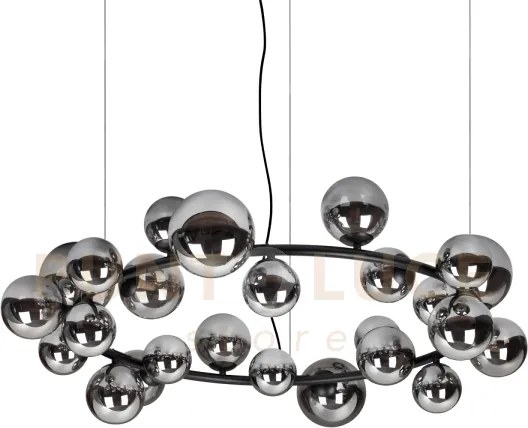 Perlage lampadario a sospensione 25 luci attacco g9 lampadine inclu...