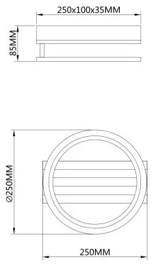 Globo 67360D1 - Plafoniera LED BLEVINS LED/10W/230V 3000/4200/600K 25x25cm