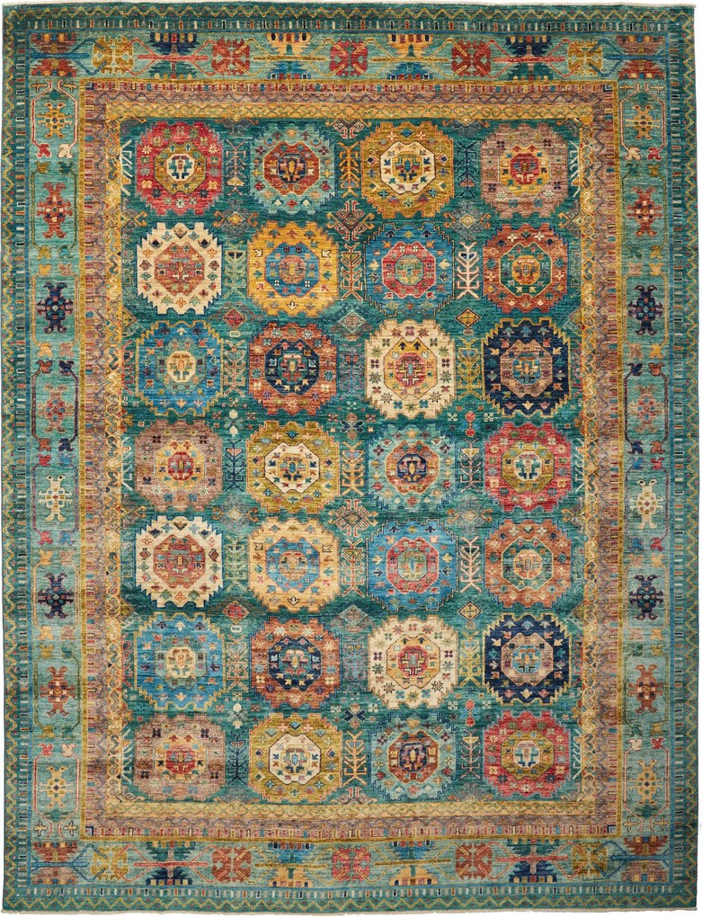 Samarkand Tappeto 250 x 320 Grigio (Pakistan) Annodato A Mano