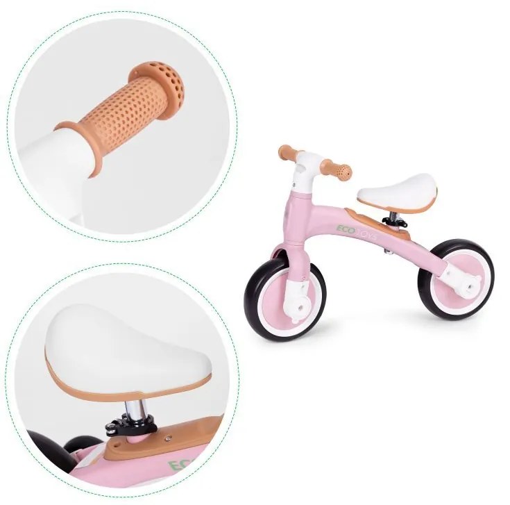 Scooter con pedali rosa