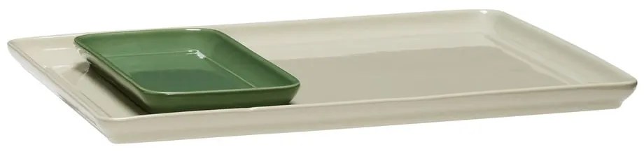 Set di vassoi decorativi in ceramica 2 pz 26x35 cm Amare – Hübsch