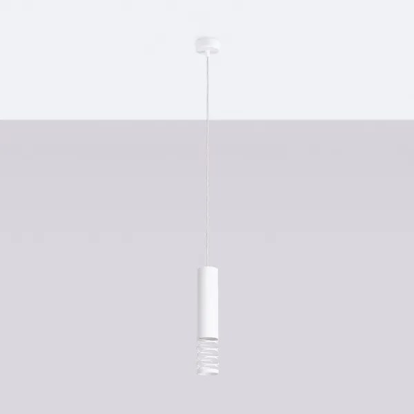 Sollux SL.1686 - Lampadario a sospensione con filo LAMI 1xGU10/10W/230V bianco