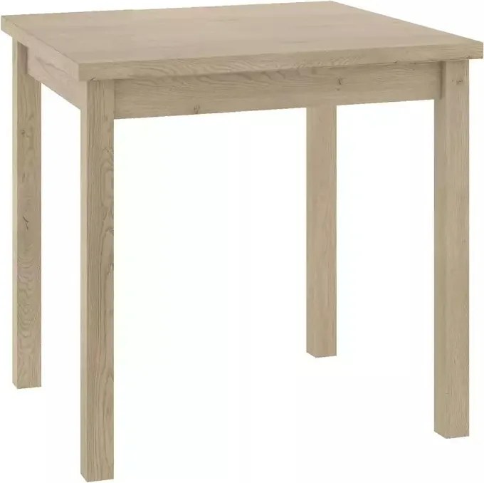 Tavolo Adam in MDF e piano laminato effetto rovere Cremona Torro – 80x80 cm