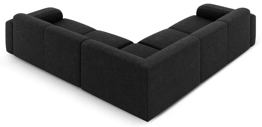 Divano angolare nero (angolo variabile/ad L) Molino - Micadoni Home