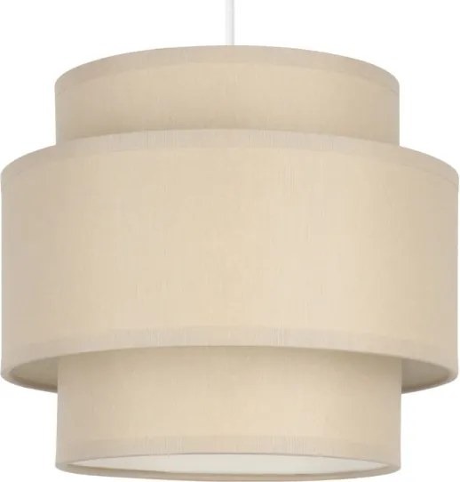 Brilagi - Lampadario sospeso RESNA con cavo 1xE27/60W/230V Ø 20 cm beige