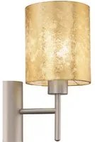 Applique Contemporanea Viserbella 1 Luce Acciaio Ottone